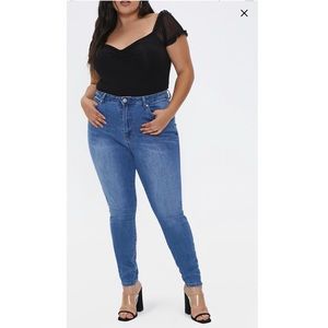 Forever 21+ High Rise Skinny Jeans
